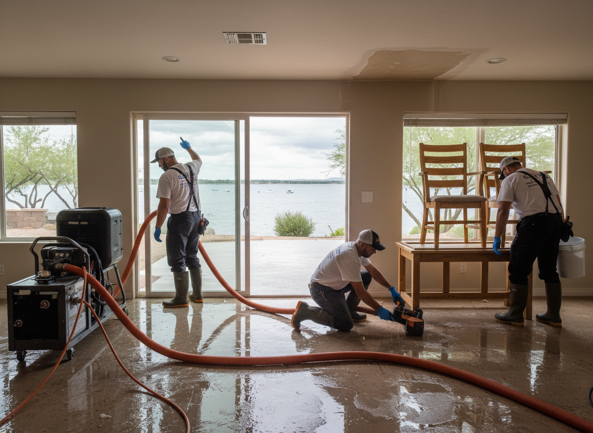 Handling Water Damage Near Lake Pleasant in Peoria