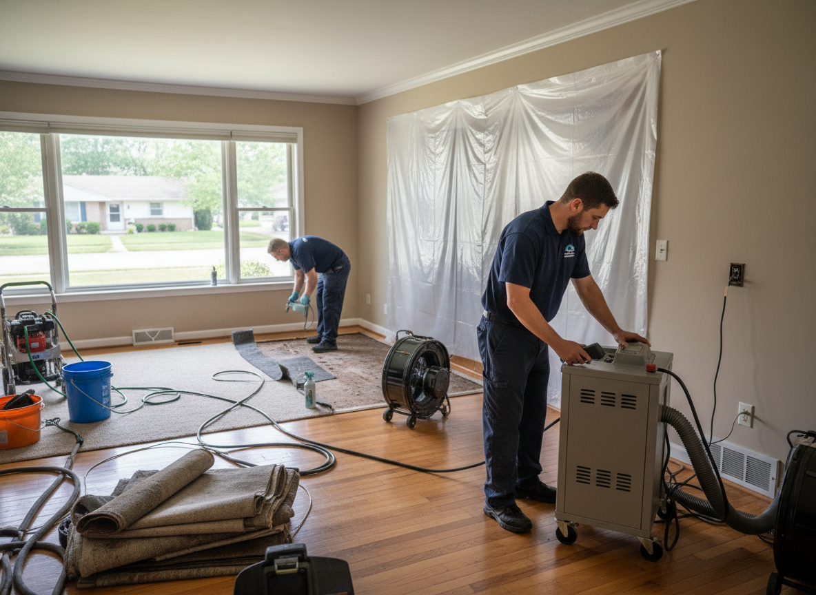 Preventing Secondary Damage After Water Extraction in Peoria