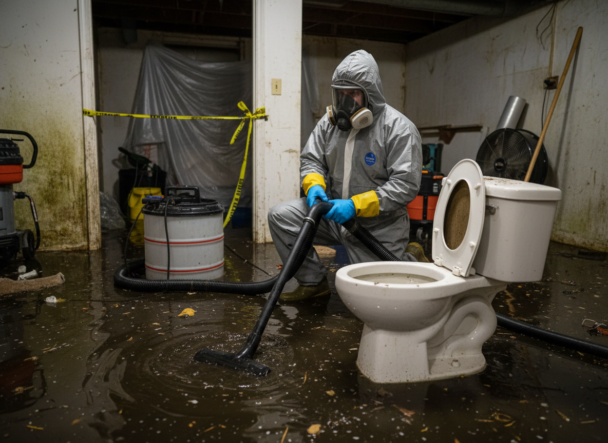 Sewage Backup Cleanup in Peoria, AZ